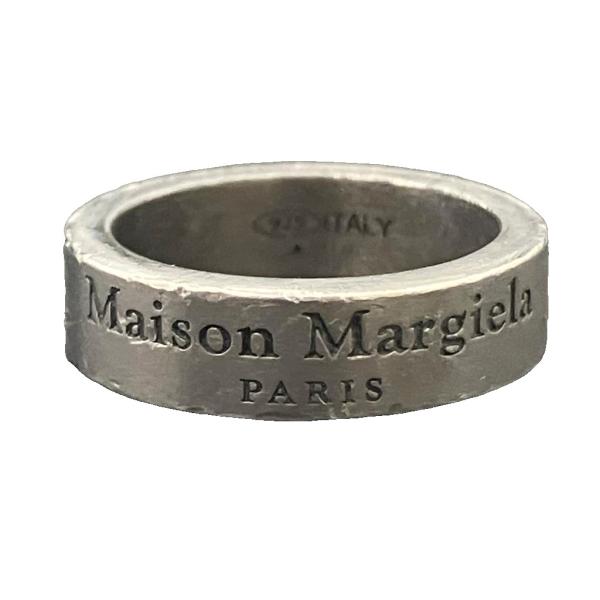 メゾンマルジェラ Maison Margiela シルバーリング 指輪 ロゴ刻印 925 MESM1...