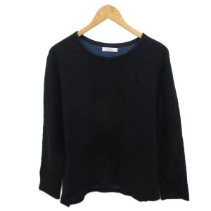 グリーンレーベルリラクシング ニット セーター 長袖 S 黒 ブラック 3212-225-2200 ■YHS10 メンズ