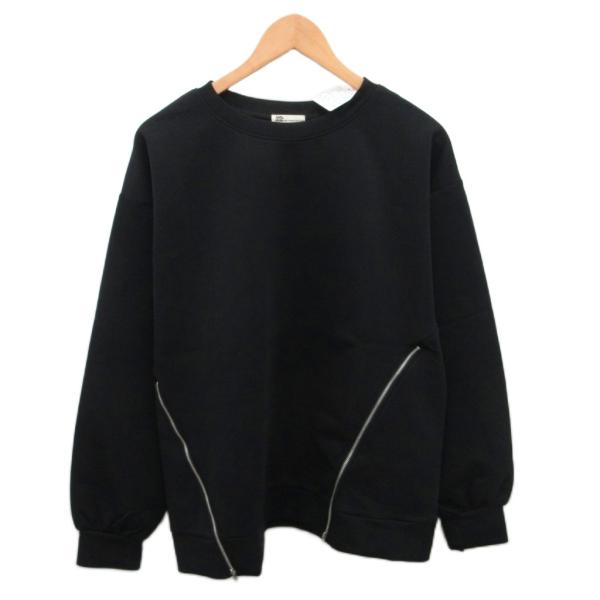 未使用品 ジャヴァ JAVA  タグ付き トレーナー スウェット ジップ M 黒 ブラック jm12...