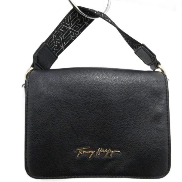 トミーヒルフィガー TOMMY HILFIGER トートバッグ ショルダー 2WAY レザー ゴール...