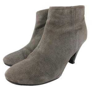 ブリジットバーキン Bridget Birkin ショートブーツ ブーティ ラウンドトゥ チャンキーヒール 23.5cm オリーブ ■TC レディース
