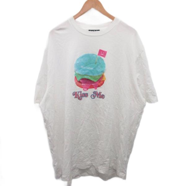 アクネ ストゥディオズ Acne Studios Tシャツ カットソー 半袖 ハンバーガー レインボ...