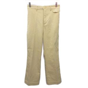 カスタネ Kastane スラックス パンツ チェック ウエストゴム 黄 イエロー 1 ■IBO90 レディース