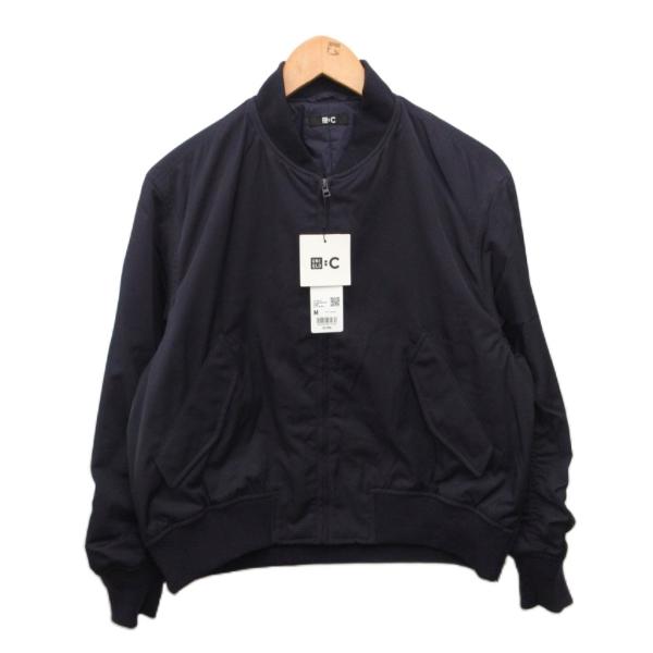 未使用品 ユニクロ UNIQLO :C シー タグ付き ボマージャケット ブルゾン MA-1 パープ...