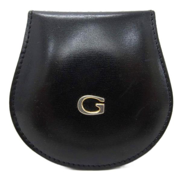 グッチ GUCCI ホースビット 小銭入れ コインケース ロゴ金具 レザー 皮革 黒 ブラック レデ...