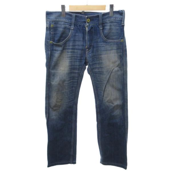 リーバイス Levi's 504 刻印3072 デニム ジーンズ ステッチ ストレート インディゴブ...