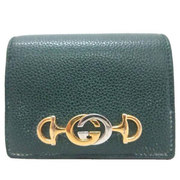 グッチ GUCCI ズゥミ インターロッキング GGロゴ 二つ折り財布 ウォレット 折り畳み ロゴ金...
