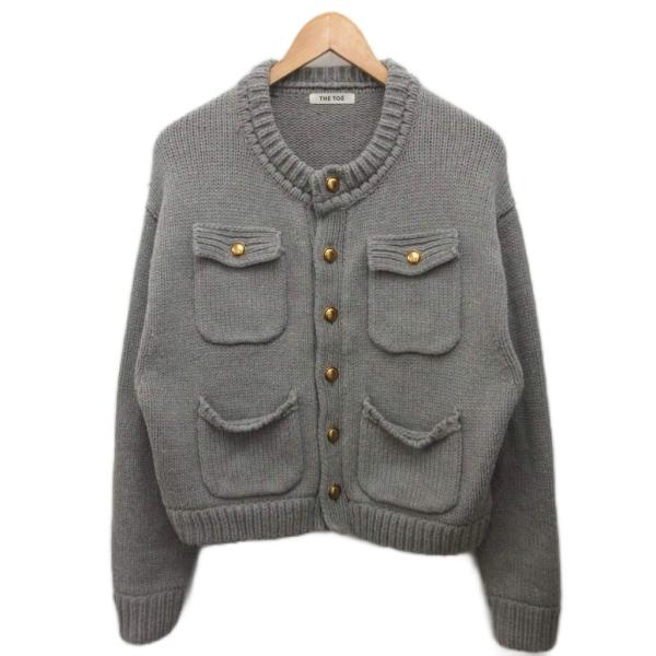 ザトゥー THE TOE 25AW Residenz Knit Cardigan クルーネックカーデ...