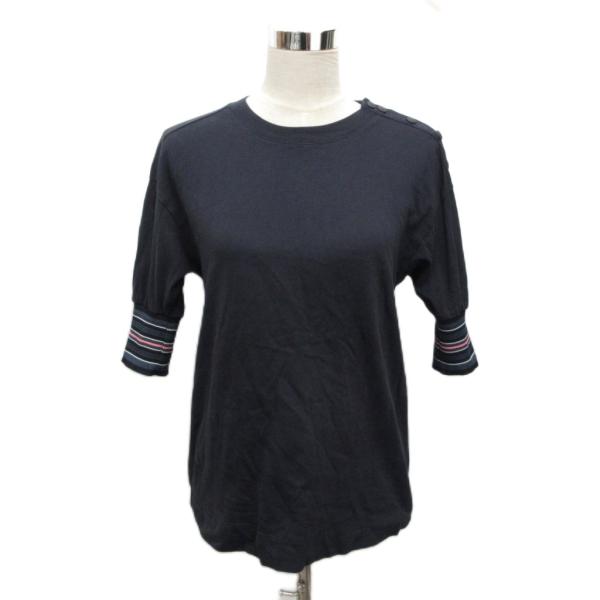 スポーツマックスコード マックスマーラ SPORTMAX CODE カットソー Tシャツ 半袖 切替...