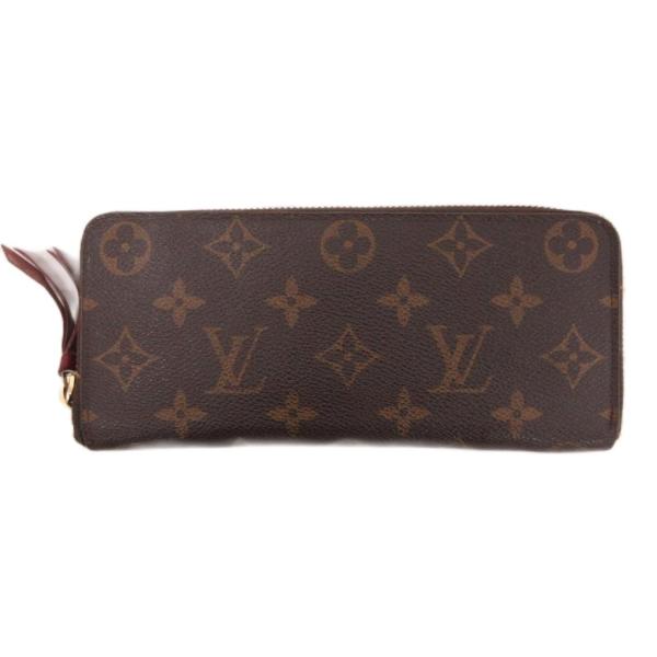 ルイヴィトン LOUIS VUITTON ルトフォイユ クレマンス フューシャ モノグラム 長財布 ...