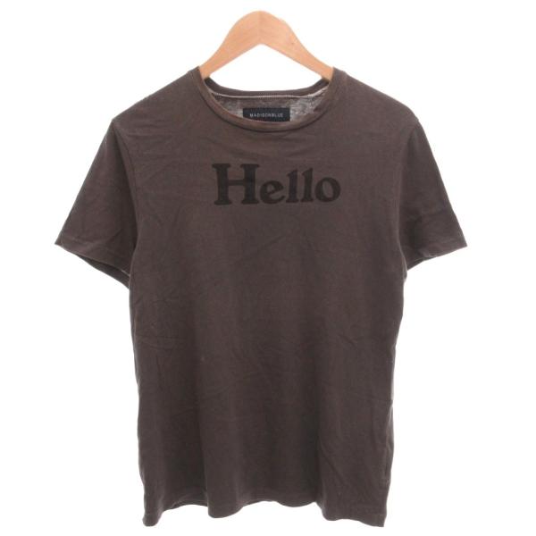 マディソンブルー MADISONBLUE Tシャツ カットソー コットン ロゴ プリント 半袖 XS...