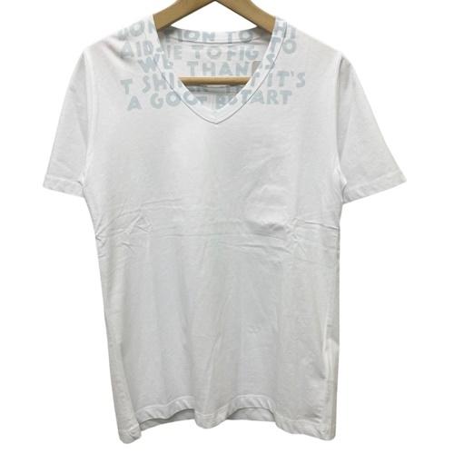 未使用品 メゾンマルジェラ Maison Margiela 18SS エイズ Tシャツ T-shir...