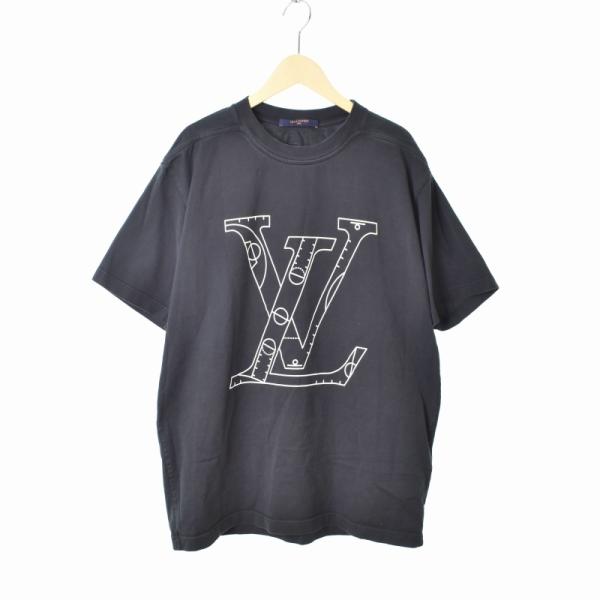 ルイヴィトン LOUIS VUITTON ×NBA 21SS LVロゴプリント Tシャツ 半袖 L ...