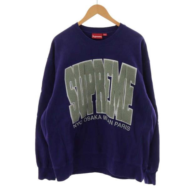 シュプリーム SUPREME 21FW Cities Arc Crewneck スウェット トレーナ...