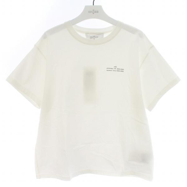 未使用品 エイチ&amp;エム H&amp;M rokh  オーバーサイズ プリントTシャツ カットソー ロゴ 半袖...