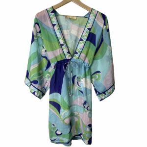 未使用品 エミリオプッチ EMILIO PUCCI タグ付き 総柄ワンピース 