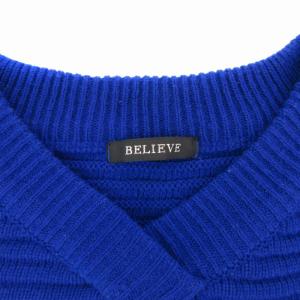 ビリーブ BELIEVE ニット セーター 長...の詳細画像5