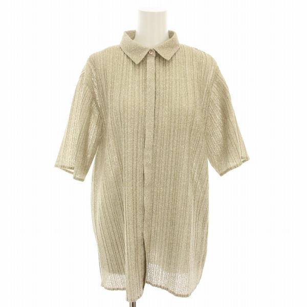 アメリヴィンテージ Ameri VINTAGE ミレイキリタニ 23SS プリーツメロンシャツ ブラ...