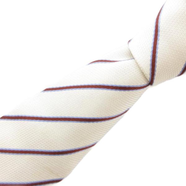 バーバリーブラックレーベル BURBERRY BLACK LABEL ネクタイ ストライプ 絹 シル...