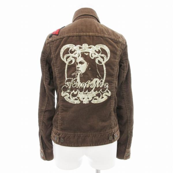 ヒステリックグラマー HYSTERIC GLAMOUR コーデュロイCPOジャケット スパンコール ...