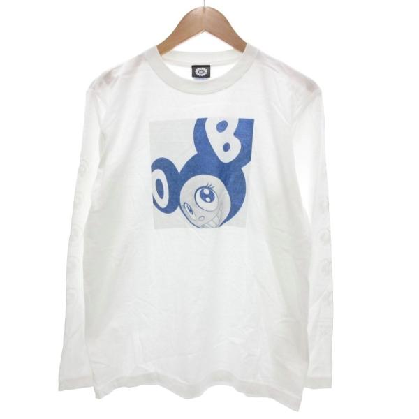 もののけ京都 村上隆 Tシャツ カットソー ロンT プリント 長袖 M 白 ホワイト /JS ■GY...