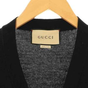 グッチ GUCCI ロゴポケットカーディガン ...の詳細画像4