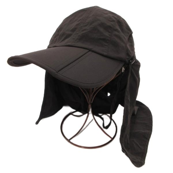 デイアンドグレイド デイグレ Day and Grade サンシェードキャップ 帽子 黒 ブラック ...