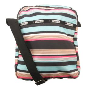 レスポートサック LesportSAC ミニショルダーバッグ サコッシュ ナイロン ボーダー マルチカラー /JS ■WGA レディース