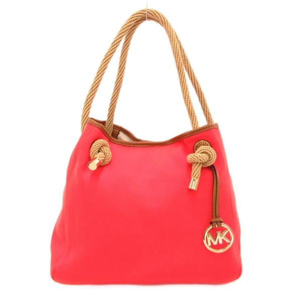 マイケルマイケルコース Michael michael kors トートバッグ キャンバス ロゴチャ...