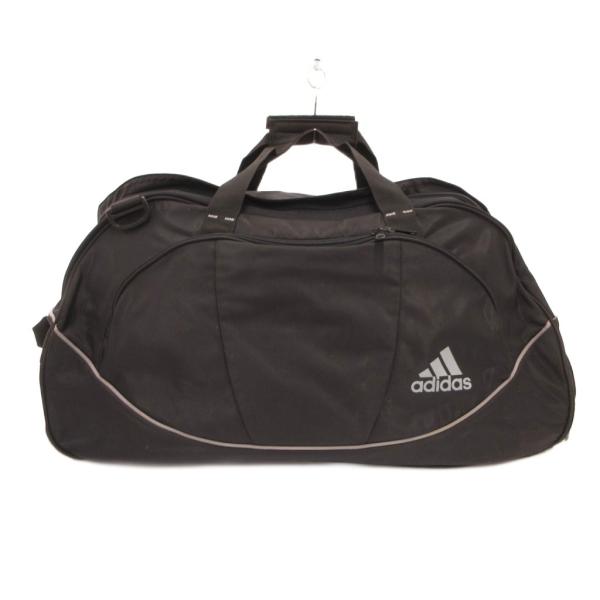 アディダス adidas ボストンバッグ スポーツバッグ ロゴ 黒 ブラック /JS ■WGA メン...
