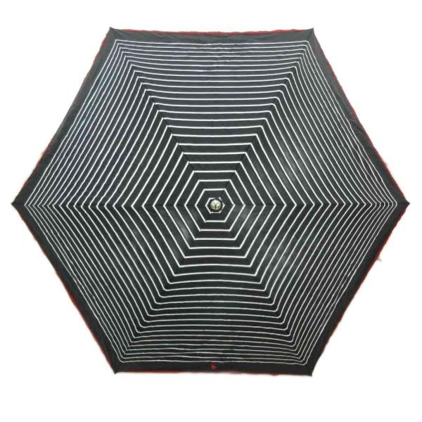 ラルフローレン RALPH LAUREN 折りたたみ傘 晴雨兼用 日傘 ロゴ刺繍 ポニー ボーダー ...