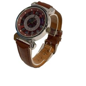 ミッキーマウス 時計 ジャンク 茶 ブラウン ...の詳細画像1