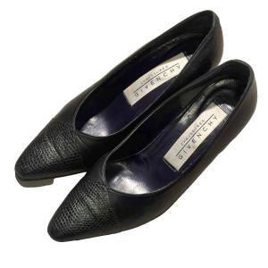 ジバンシィ GIVENCHY パンプス ハイヒール 34.5 黒 ブラック ■GY99 レディース