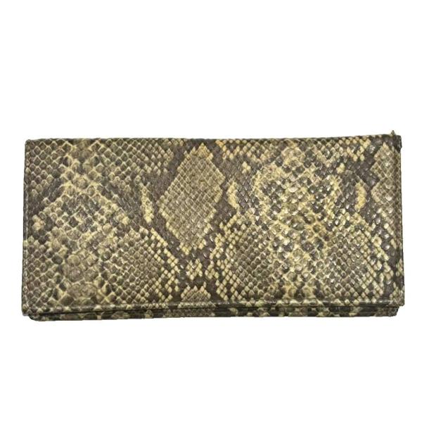 ノーブランド 長財布 フラップタイプ ベージュ ■GY99 レディース