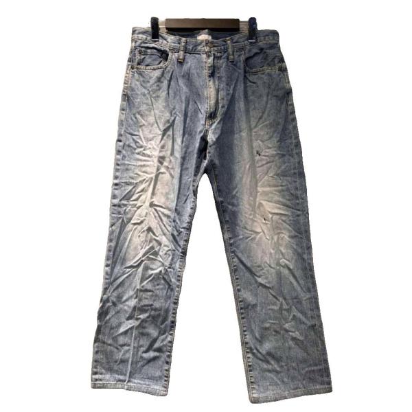パパス Papas デニムパンツ ジーンズ 34インチ インディゴ ■GY99 メンズ