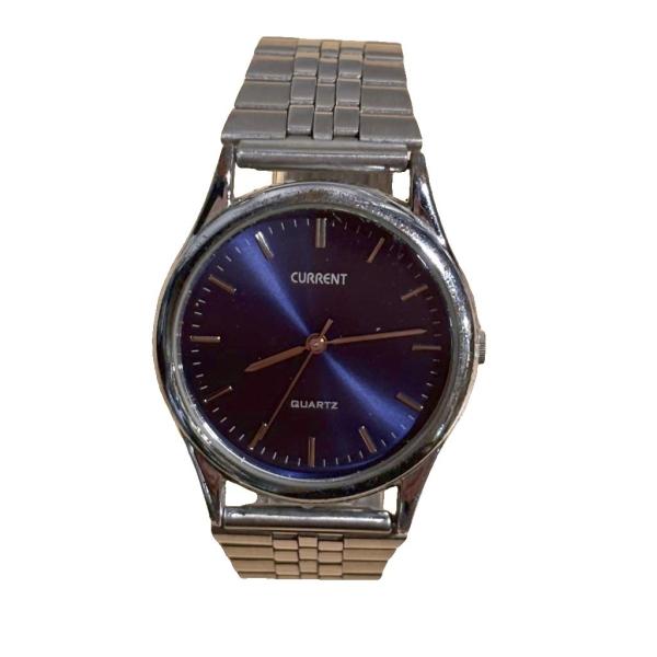 セイコー SEIKO カレント クオーツ 腕時計 シルバーカラー 稼働品 ■GY99 メンズ