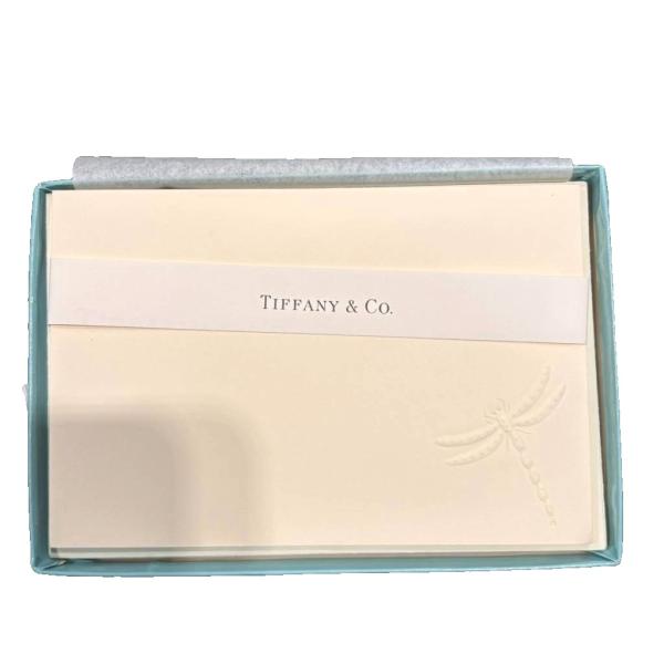 ティファニー TIFFANY &amp; CO. レターセット 手紙 4枚セット 箱付き ■GY99 レディ...