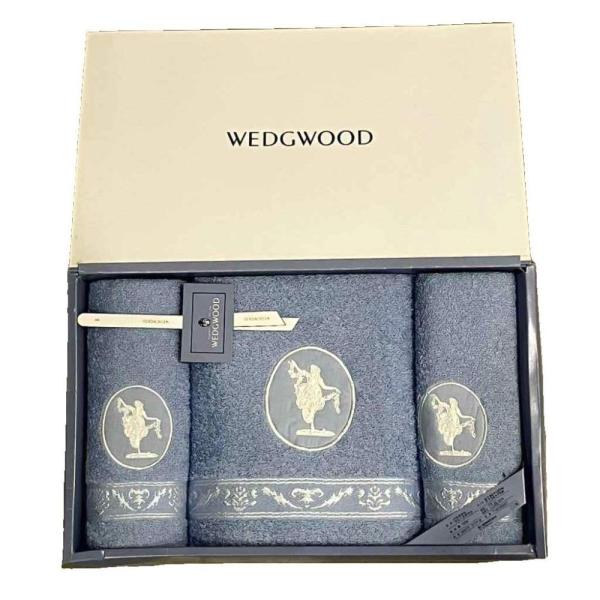 未使用品 ウェッジウッド WEDGWOOD タグ付き バスタオル フェイスタオル セット フェイスタ...