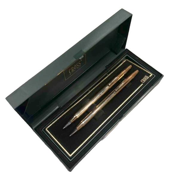 CROSS ボールペン シャーペン セット 金張り 14KT ゴールドカラー ■GY06 その他