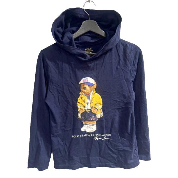 ポロ ラルフローレン POLO RALPH LAUREN ポロベア パーカー キッズ 150cm 紺...