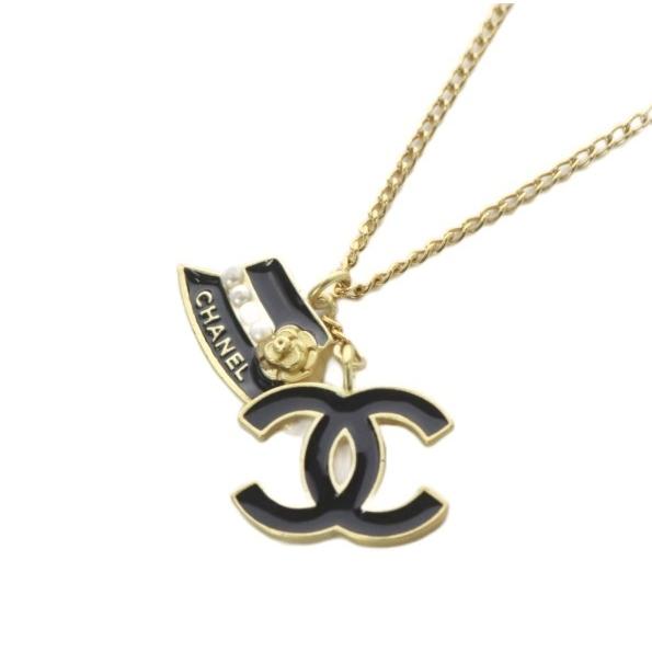 シャネル CHANEL ココマーク ハットモチーフ ネックレス ペンダント アクセサリー ロゴ ゴー...