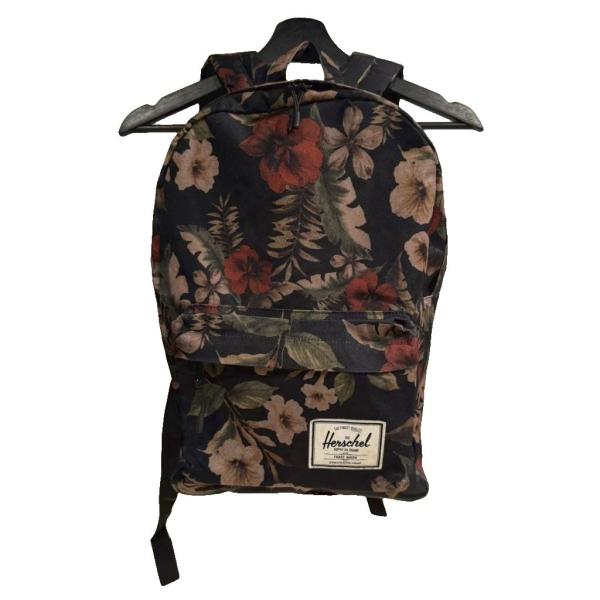ハーシェル HERSCHEL リュックサック デイパック 黒 ブラック 花柄 ■BM メンズ レディ...