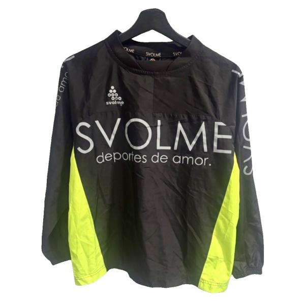 スボルメ SVOLME Tシャツ 長袖 150 緑 グリーン 黒 ブラック ■OFP3 キッズ
