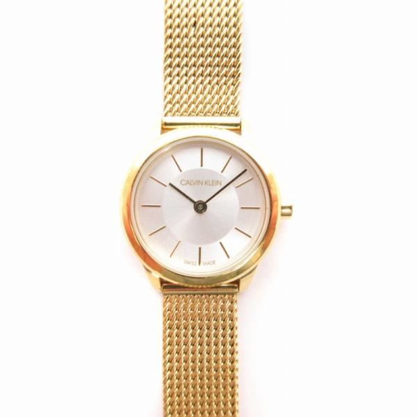 カルバンクライン CALVIN KLEIN 動作品 アナログ腕時計 クォーツ 白文字盤 K3M235...