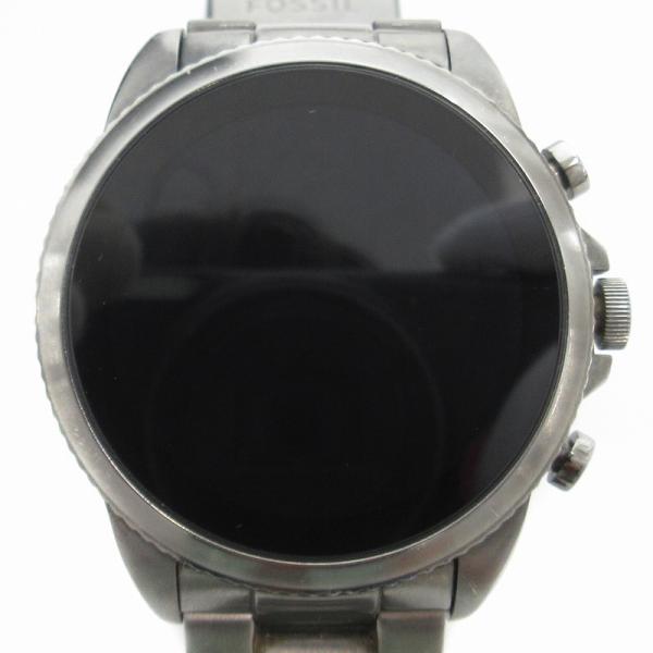 フォッシル FOSSIL GEN6 スマートウォッチ 腕時計 デジタル 稼働品 DW13F2 ダーク...