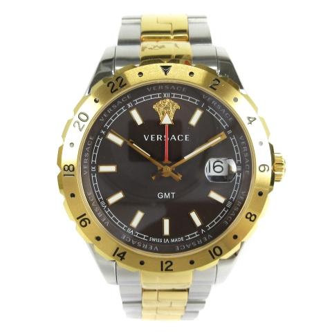 ヴェルサーチ ヴェルサーチェ VERSACE HELLENYIUM ヘレニウム 腕時計 デイト クォ...