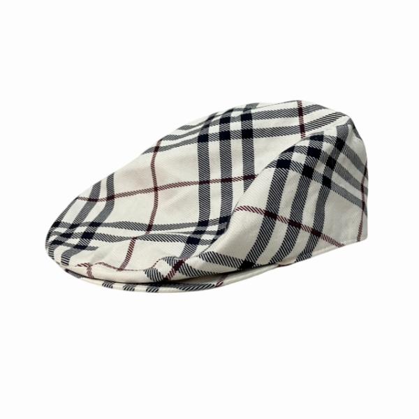 未使用品 バーバリーブルーレーベル BURBERRY BLUE LABEL タグ付き ハンチング帽 ...