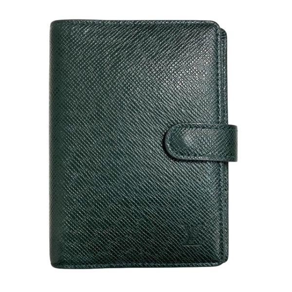 ルイヴィトン LOUIS VUITTON 極美品 タイガ アジェンダ PM R20424 6穴式 レ...