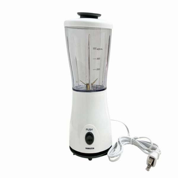 山善 YAMAZEN 美品 ミルミキサー ジューサー YMB-402 白 ホワイト その他