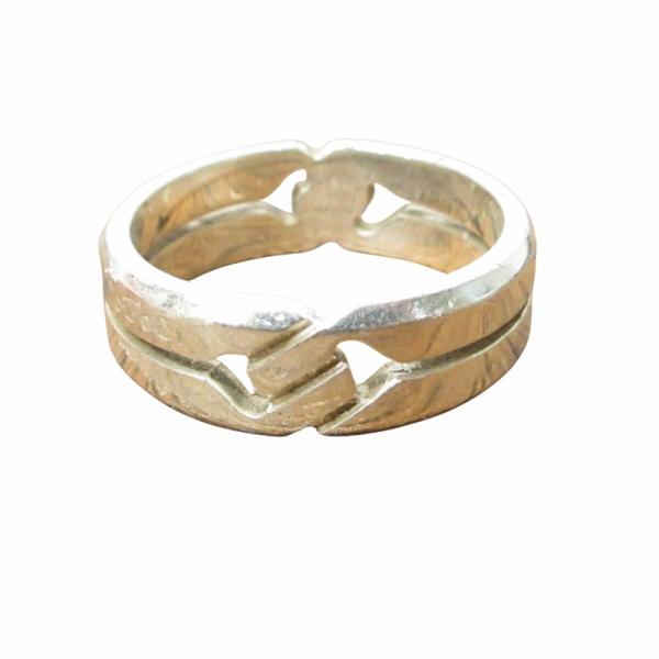 グッチ GUCCI ノット インフィニティ リング 指輪 アクセサリー シルバー 総重量約6.7g ...